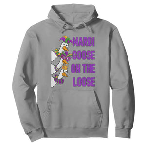 Funny Mardi Gras Hoodie Louisiana Carnival Silly Goose Festival TS14 Sport Gray Print Your Wear