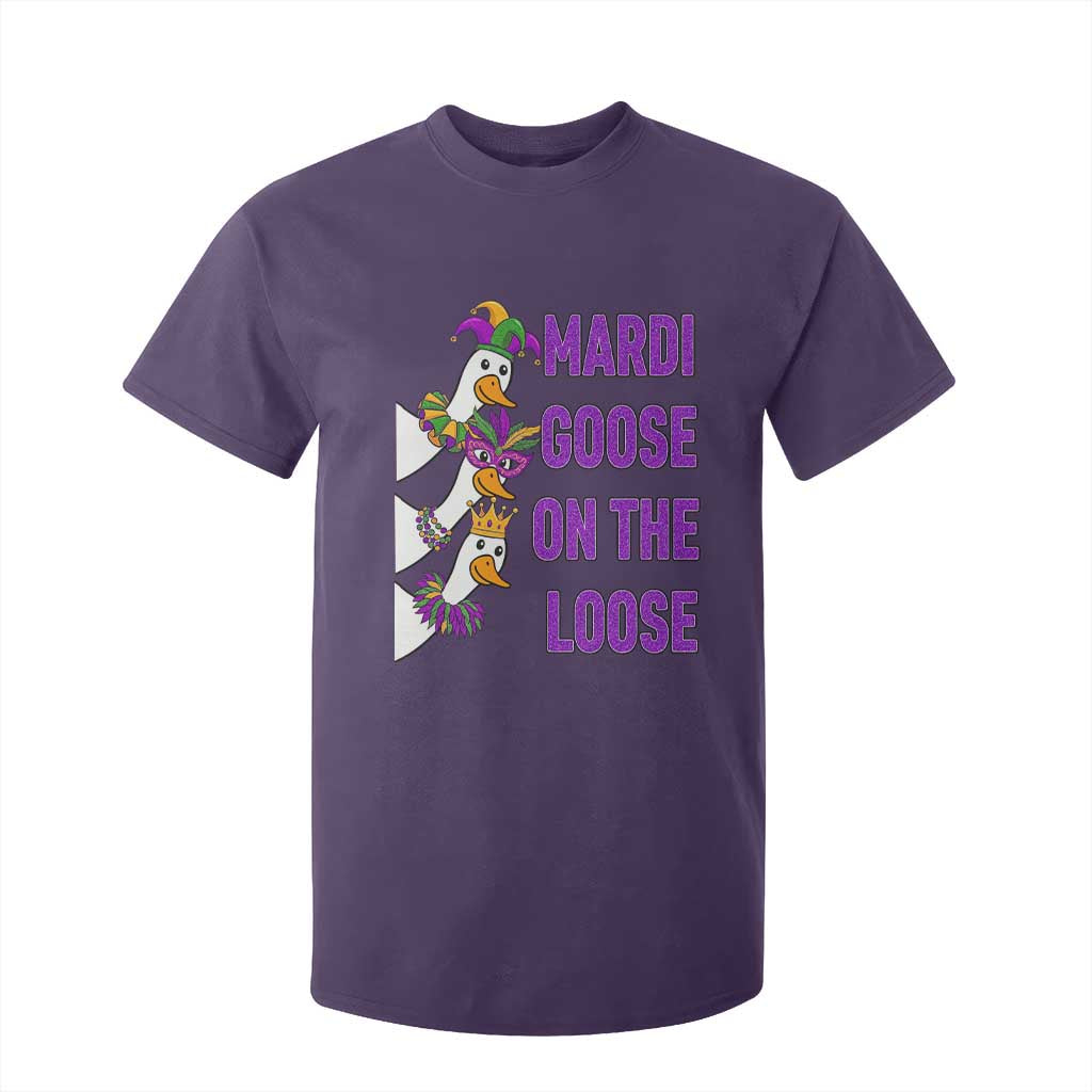 Funny Mardi Gras T Shirt For Kid Louisiana Carnival Silly Goose Festival TS14 Purple Print Your Wear