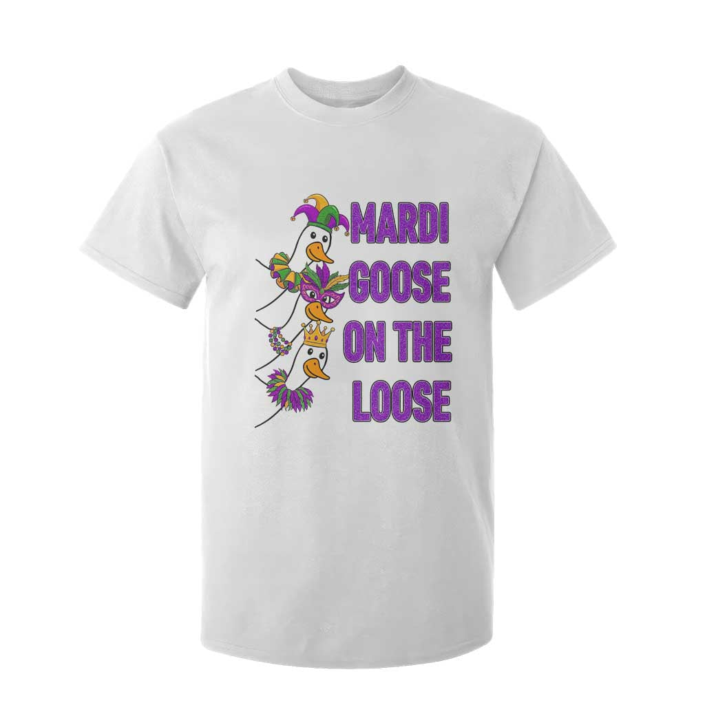 Funny Mardi Gras T Shirt For Kid Louisiana Carnival Silly Goose Festival TS14 White Print Your Wear