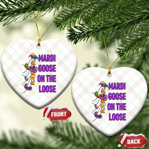 Funny Mardi Gras Ceramic Ornament Louisiana Carnival Silly Goose Festival TS14 Print Your Wear