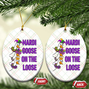 Funny Mardi Gras Ceramic Ornament Louisiana Carnival Silly Goose Festival TS14 Print Your Wear