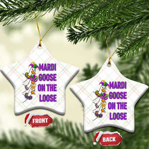 Funny Mardi Gras Ceramic Ornament Louisiana Carnival Silly Goose Festival TS14 Print Your Wear