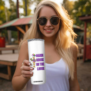Funny Mardi Gras Skinny Tumbler Louisiana Carnival Silly Goose Festival TS14 Print Your Wear