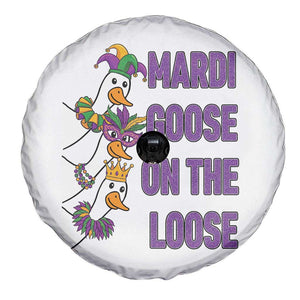 Funny Mardi Gras Spare Tire Cover Louisiana Carnival Silly Goose Festival TS14 Print Your Wear