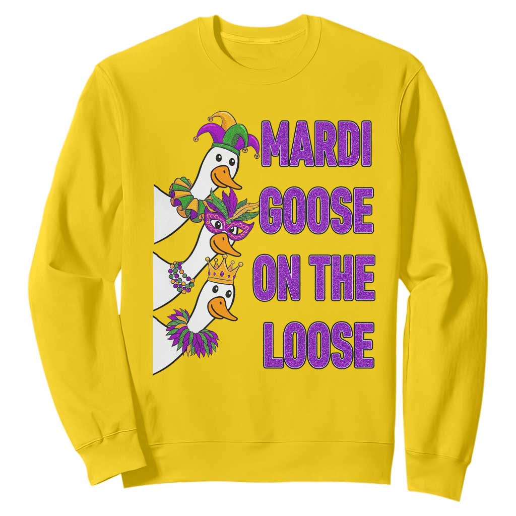 Funny Mardi Gras Sweatshirt Louisiana Carnival Silly Goose Festival TS14 Daisy Print Your Wear