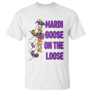 Funny Mardi Gras T Shirt Louisiana Carnival Silly Goose Festival TS14 White Print Your Wear