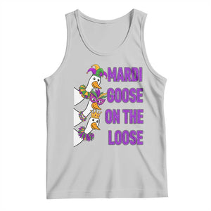 Funny Mardi Gras Tank Top Louisiana Carnival Silly Goose Festival TS14 Ash Print Your Wear