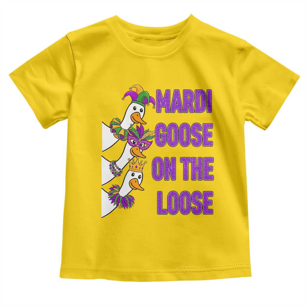 Funny Mardi Gras Toddler T Shirt Louisiana Carnival Silly Goose Festival TS14 Daisy Print Your Wear
