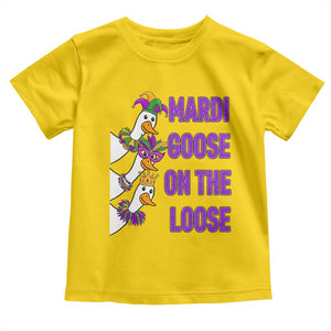 Funny Mardi Gras Toddler T Shirt Louisiana Carnival Silly Goose Festival TS14 Daisy Print Your Wear