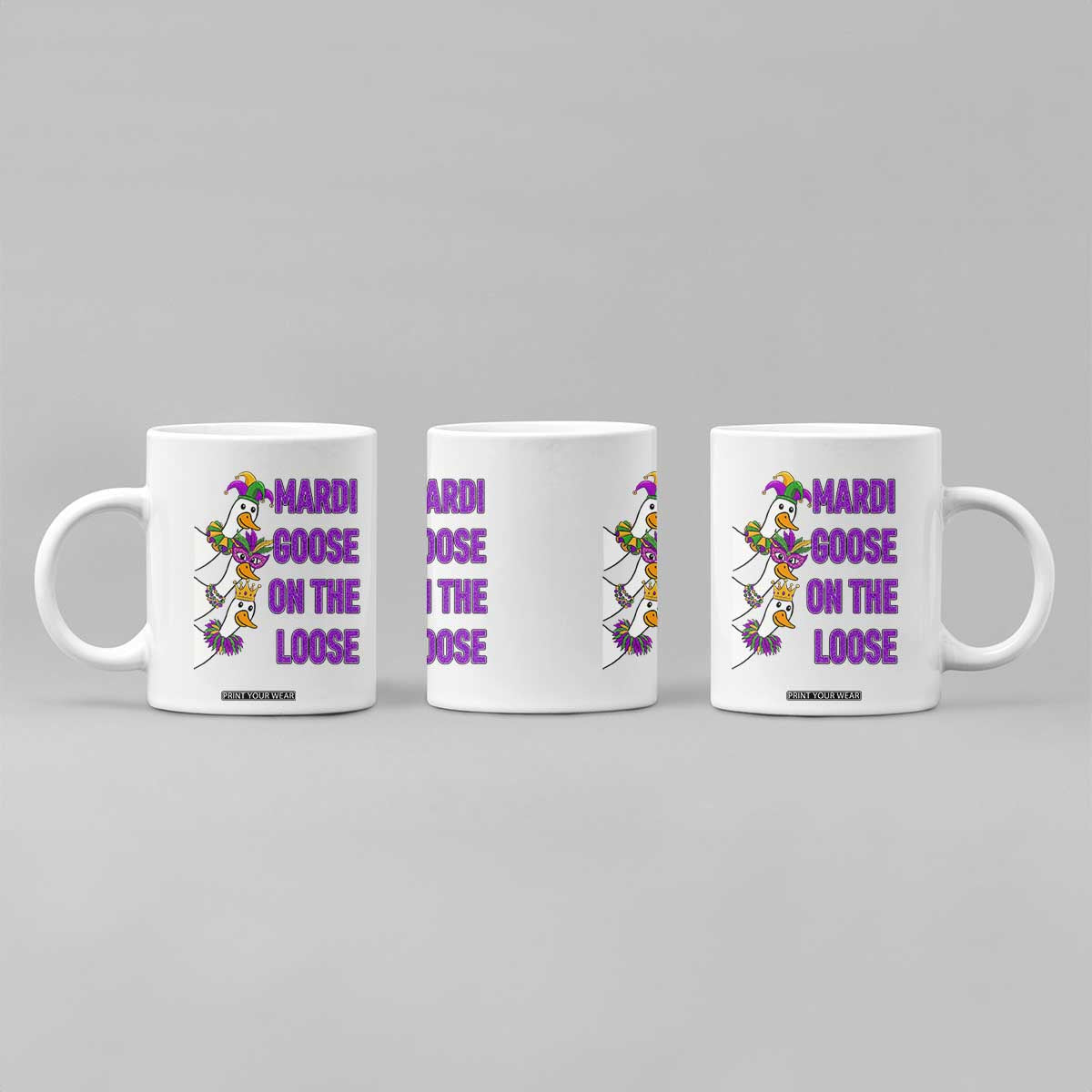 Funny Mardi Gras Coffee Mug Louisiana Carnival Silly Goose Festival TS14 Print Your Wear