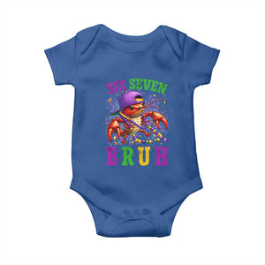 67 Mardi Gras Baby Onesie Funny Crawfish Six Seven Bruh Meme TS14 Royal Blue Print Your Wear
