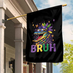 67 Mardi Gras Garden Flag Funny Alligator Six Seven Bruh Meme TS14 Print Your Wear