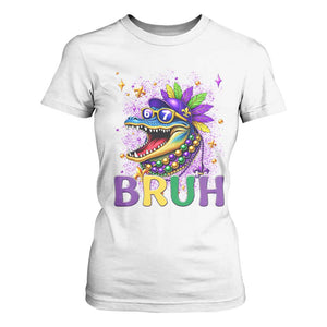 67 Mardi Gras T Shirt For Women Funny Alligator Six Seven Bruh Meme TS14 White Print Your Wear