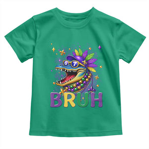67 Mardi Gras Toddler T Shirt Funny Alligator Six Seven Bruh Meme TS14 Irish Green Print Your Wear