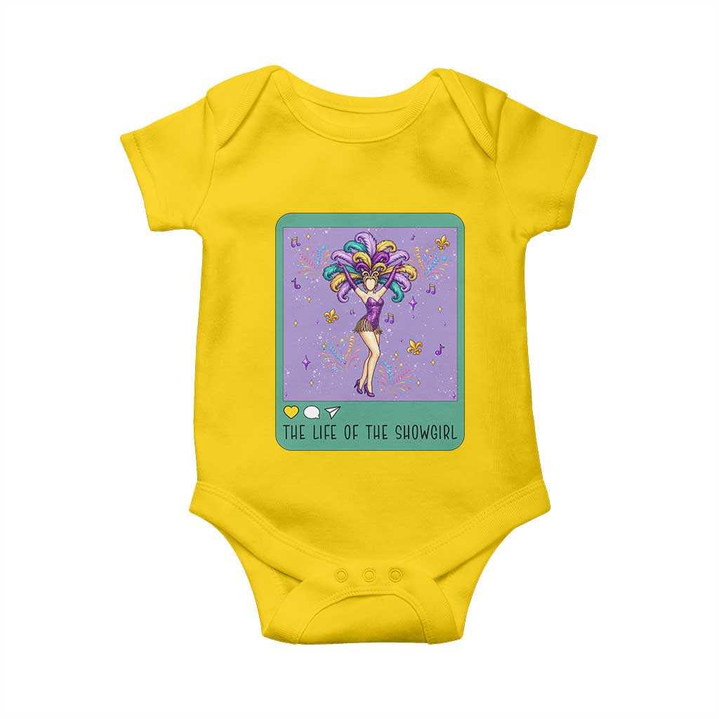 The Life Of The Mardi Gras Queen Baby Onesie TS14 Daisy Print Your Wear