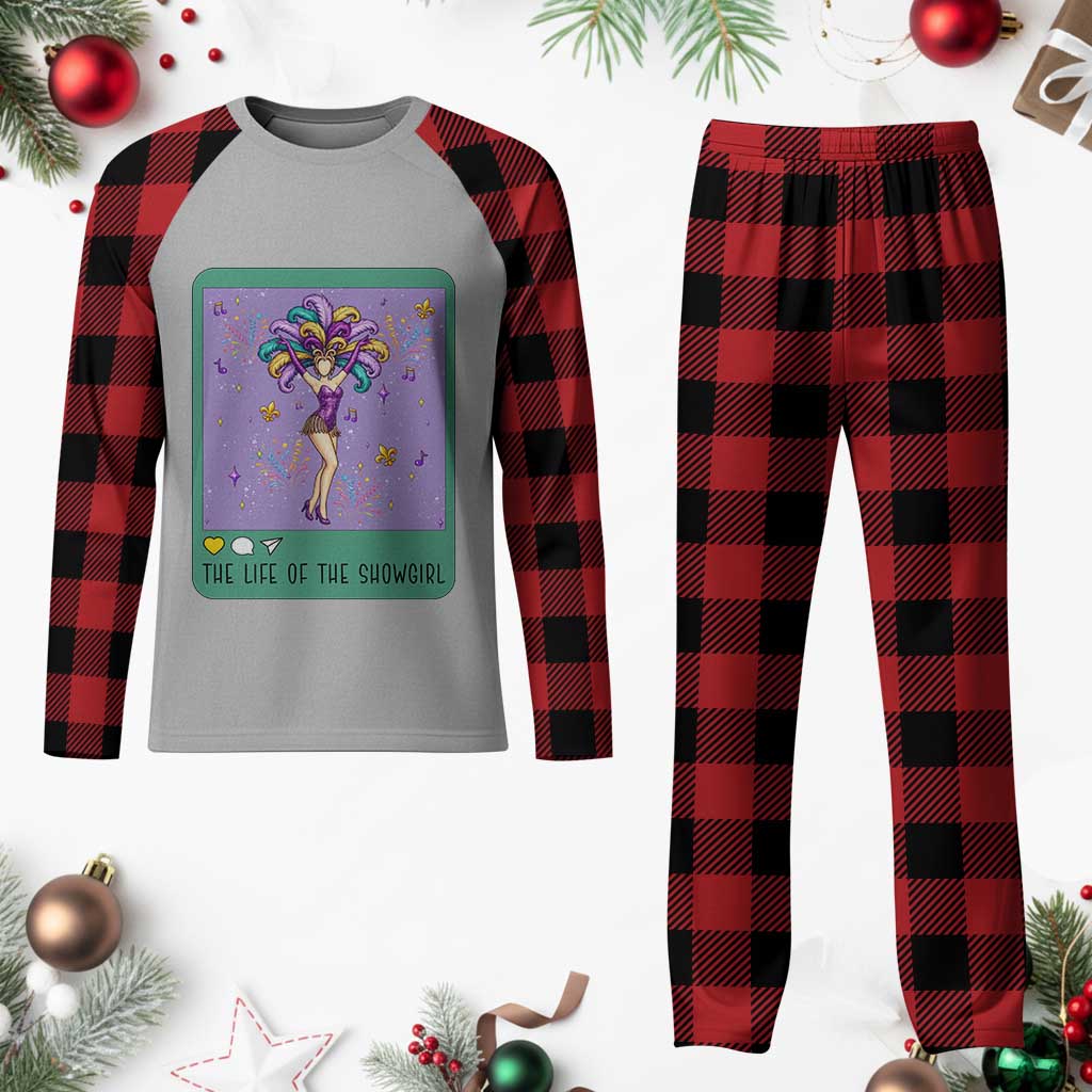 The Life Of The Mardi Gras Queen Plaid Pajama Set TS14 Buffalo Plaid Print Your Wear