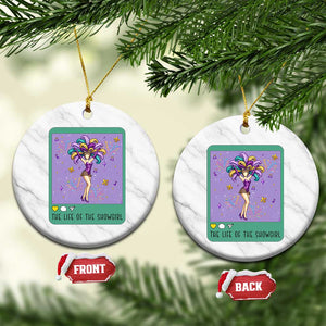 The Life Of The Mardi Gras Queen Ceramic Ornament TS14 1pc White Marble Print Your Wear
