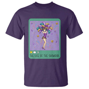 The Life Of The Mardi Gras Queen T Shirt TS14 Purple Print Your Wear