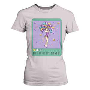 The Life Of The Mardi Gras Queen T Shirt For Women TS14 Ice Gray Print Your Wear