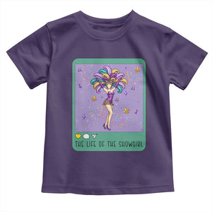 The Life Of The Mardi Gras Queen Toddler T Shirt TS14 Purple Print Your Wear