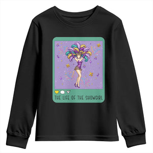 The Life Of The Mardi Gras Queen Youth Sweatshirt TS14 Black Print Your Wear