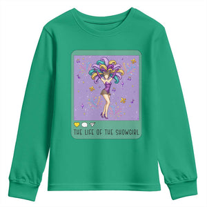 The Life Of The Mardi Gras Queen Youth Sweatshirt TS14 Irish Green Print Your Wear