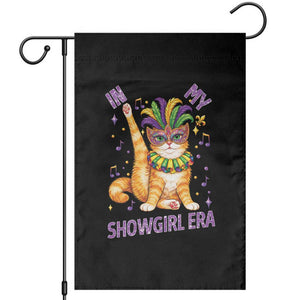 Mardi Gras Cat Garden Flag In My Showgirl Era TS14 Black Print Your Wear