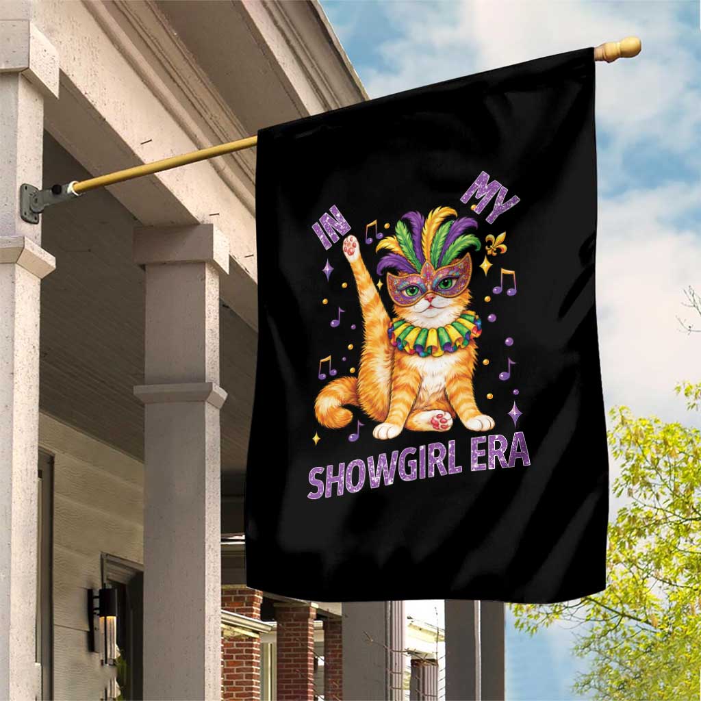 Mardi Gras Cat Garden Flag In My Showgirl Era TS14 Print Your Wear