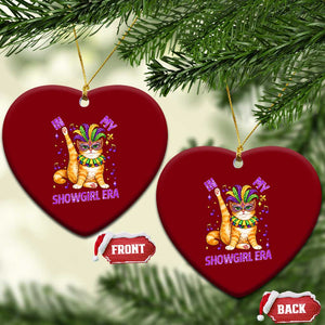 Mardi Gras Cat Ceramic Ornament In My Showgirl Era TS14 Print Your Wear