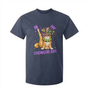 Mardi Gras Cat T Shirt For Kid In My Showgirl Era TS14 Navy Print Your Wear