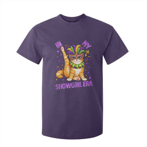 Mardi Gras Cat T Shirt For Kid In My Showgirl Era TS14 Purple Print Your Wear