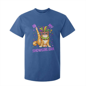 Mardi Gras Cat T Shirt For Kid In My Showgirl Era TS14 Royal Blue Print Your Wear
