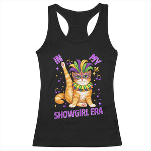Mardi Gras Cat Racerback Tank Top In My Showgirl Era TS14 Black Print Your Wear