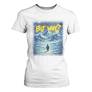 But Why Penguin T Shirt For Women Starry Night Van Gogh Nihilist Penguin Hiking TS14 White Print Your Wear
