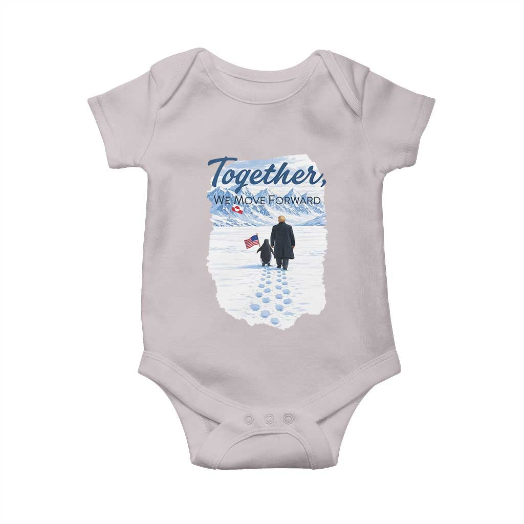 Funny Penguin Protest Baby Onesie Trump Nihilist Penguin Minimal Political Meme TS14 Ice Gray Print Your Wear