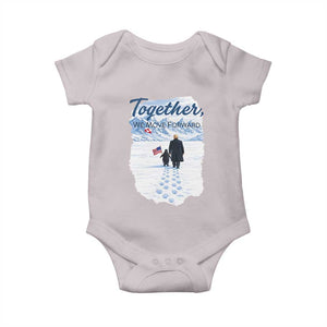 Funny Penguin Protest Baby Onesie Trump Nihilist Penguin Minimal Political Meme TS14 Ice Gray Print Your Wear