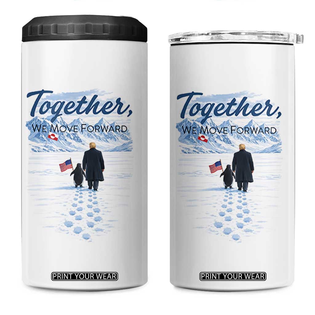 Funny Penguin Protest 4 in 1 Can Cooler Tumbler Trump Nihilist Penguin Minimal Political Meme TS14 One Size: 16 oz White Print Your Wear