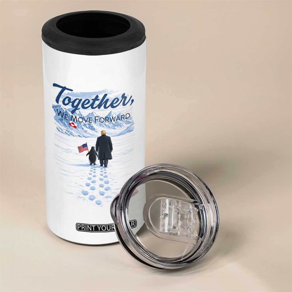 Funny Penguin Protest 4 in 1 Can Cooler Tumbler Trump Nihilist Penguin Minimal Political Meme TS14 Print Your Wear