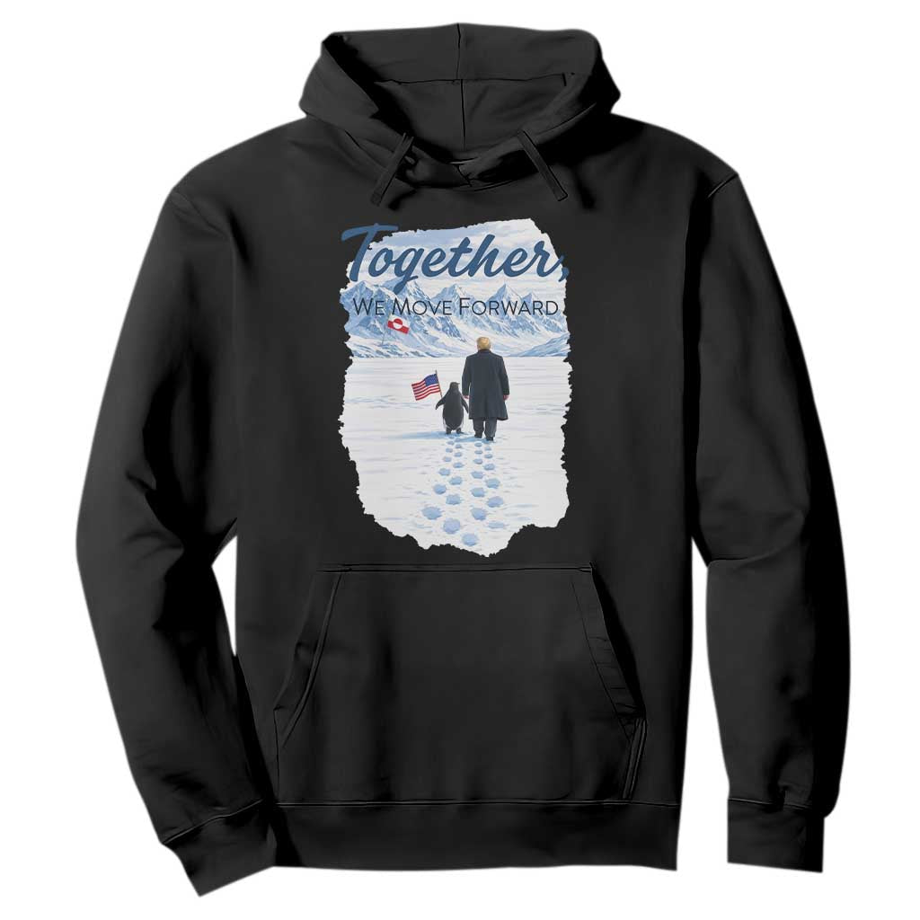 Funny Penguin Protest Hoodie Trump Nihilist Penguin Minimal Political Meme TS14 Black Print Your Wear