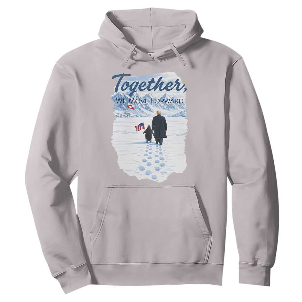Funny Penguin Protest Hoodie Trump Nihilist Penguin Minimal Political Meme TS14 Ice Gray Print Your Wear