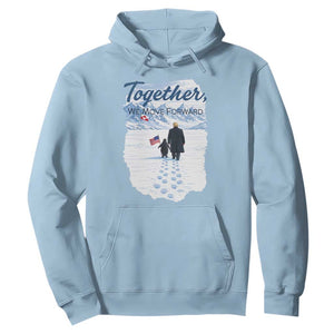 Funny Penguin Protest Hoodie Trump Nihilist Penguin Minimal Political Meme TS14 Light Blue Print Your Wear
