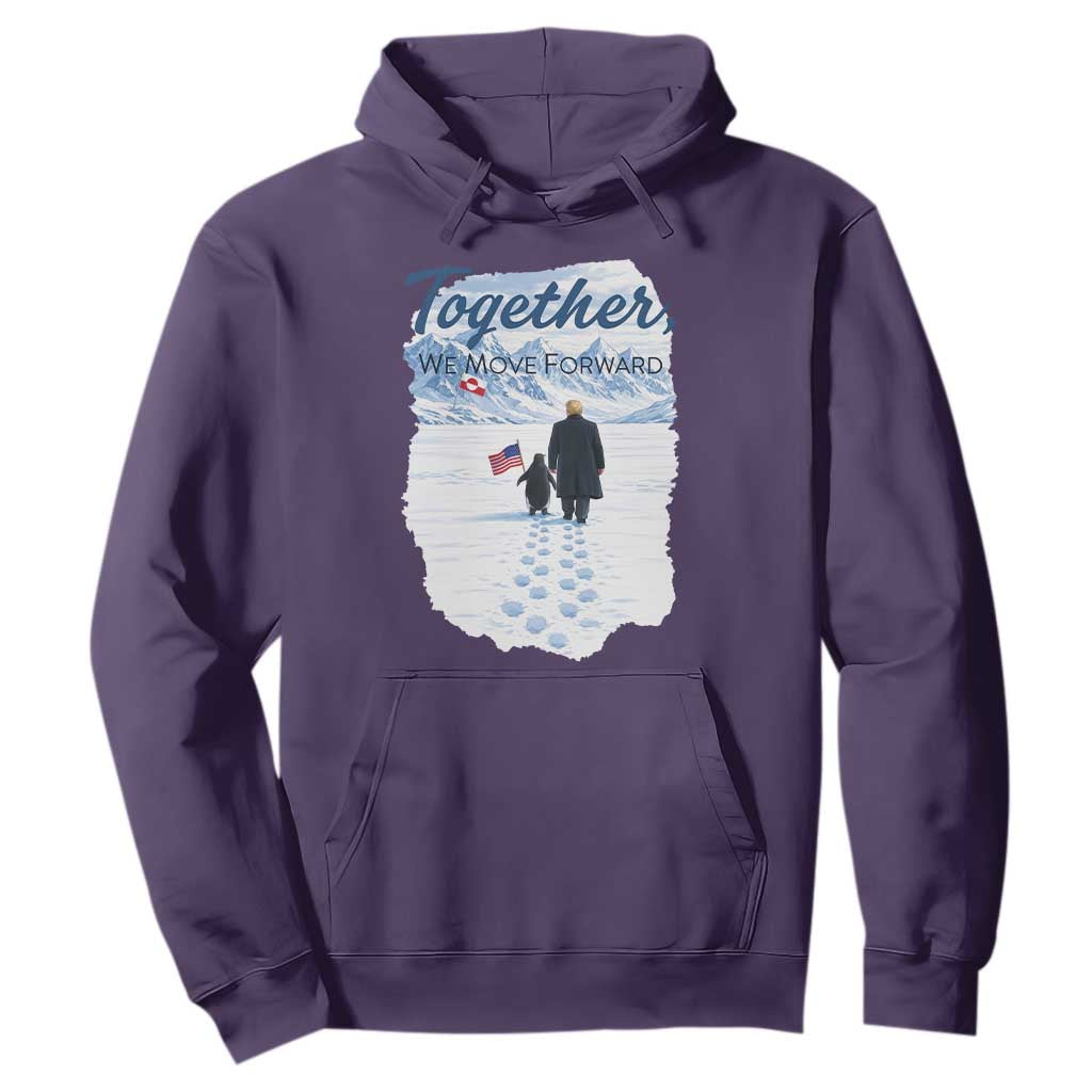 Funny Penguin Protest Hoodie Trump Nihilist Penguin Minimal Political Meme TS14 Purple Print Your Wear