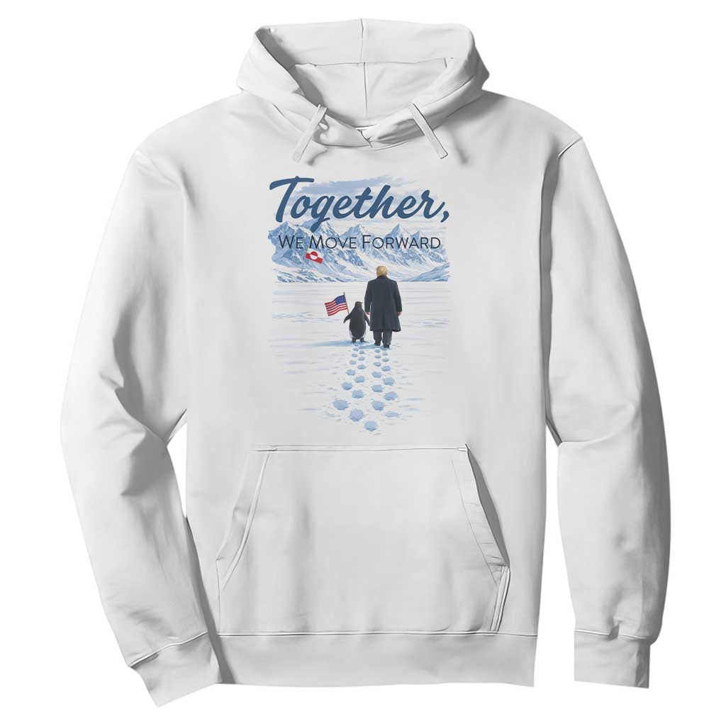 Funny Penguin Protest Hoodie Trump Nihilist Penguin Minimal Political Meme TS14 White Print Your Wear