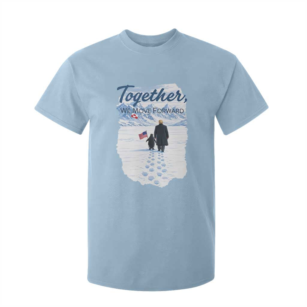 Funny Penguin Protest T Shirt For Kid Trump Nihilist Penguin Minimal Political Meme TS14 Light Blue Print Your Wear