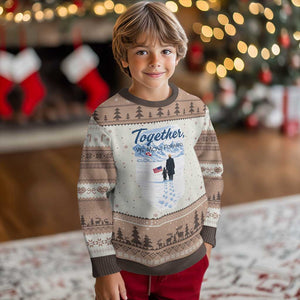 Funny Penguin Protest Ugly Christmas Sweater Trump Nihilist Penguin Minimal Political Meme TS14 Mocha Mousse Print Your Wear