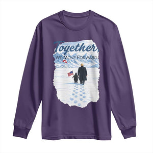 Funny Penguin Protest Long Sleeve Shirt Trump Nihilist Penguin Minimal Political Meme TS14 Purple Print Your Wear