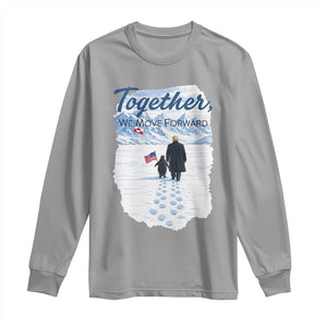 Funny Penguin Protest Long Sleeve Shirt Trump Nihilist Penguin Minimal Political Meme TS14 Sport Gray Print Your Wear