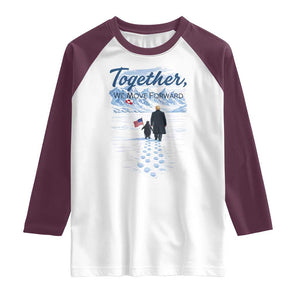 Funny Penguin Protest Raglan Shirt Trump Nihilist Penguin Minimal Political Meme TS14 White Maroon Print Your Wear