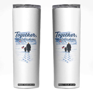 Funny Penguin Protest Skinny Tumbler Trump Nihilist Penguin Minimal Political Meme TS14 White Print Your Wear