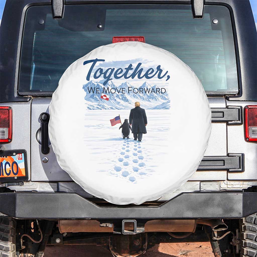 Funny Penguin Protest Spare Tire Cover Trump Nihilist Penguin Minimal Political Meme TS14 No hole White Print Your Wear